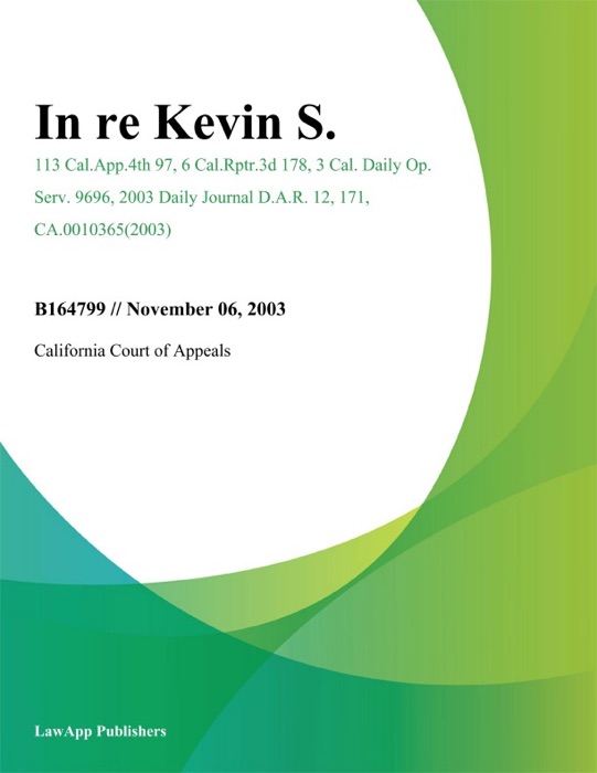 In Re Kevin S.