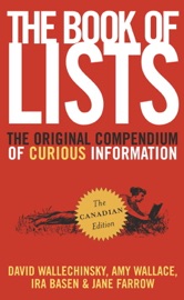 The Book of Lists - David Wallechinsky, Amy D. Wallace, Ira Basen & Jane Farrow