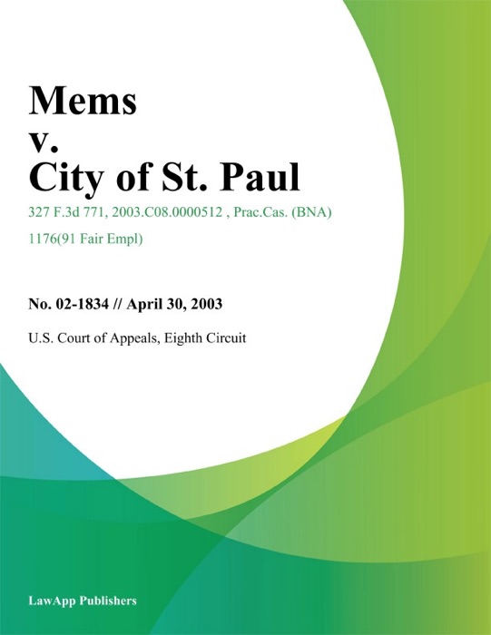 Mems v. City of St. Paul