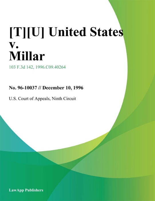 United States v. Millar