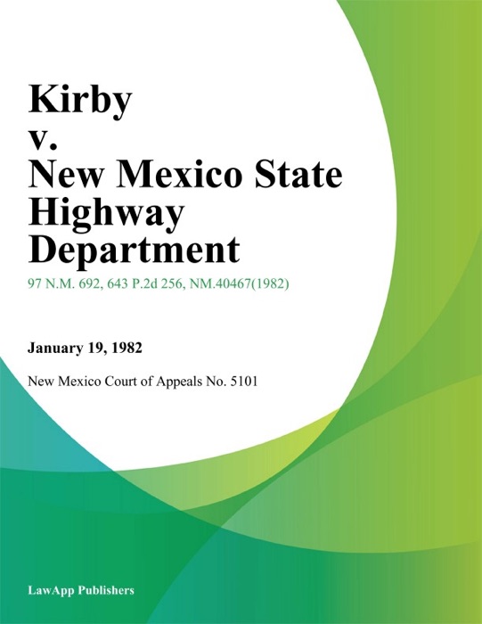 Kirby V. New Mexico State Highway Department