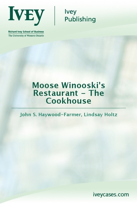 Moose Winooski's Restaurant - The Cookhouse