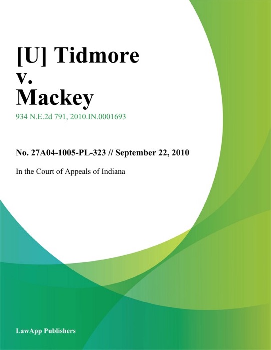 Tidmore v. Mackey