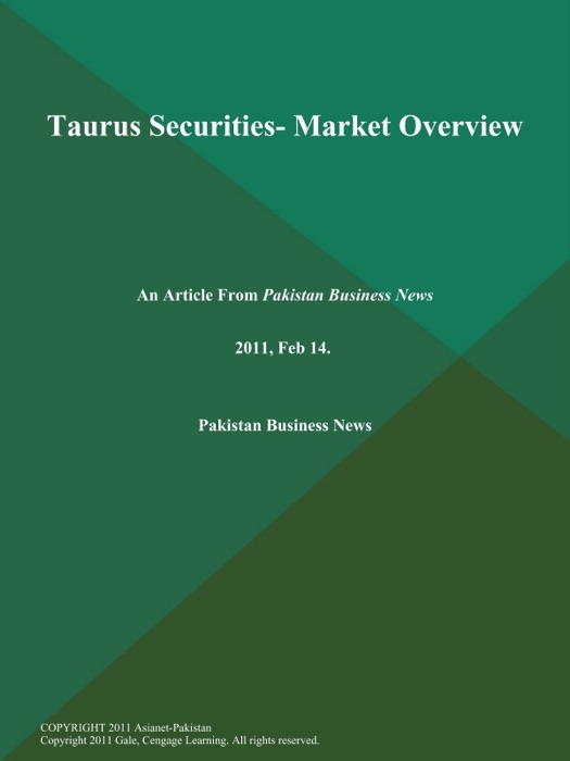 Taurus Securities- Market Overview