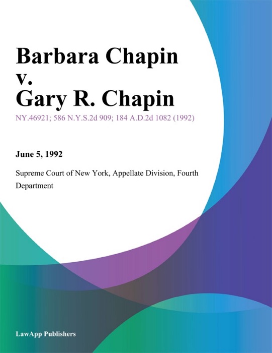 Barbara Chapin v. Gary R. Chapin