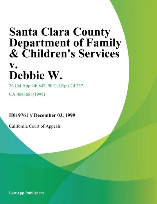 Santa Clara County Department Of Family & Children's Services V. Debbie W.