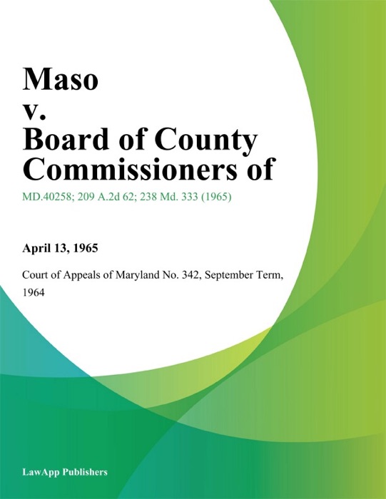 Maso v. Board of County Commissioners Of