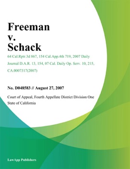Freeman v. Schack on Apple Books