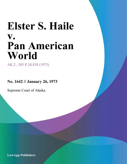 Elster S. Haile v. Pan American World