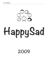 Book cover for HappySad 2009 by Jeroen