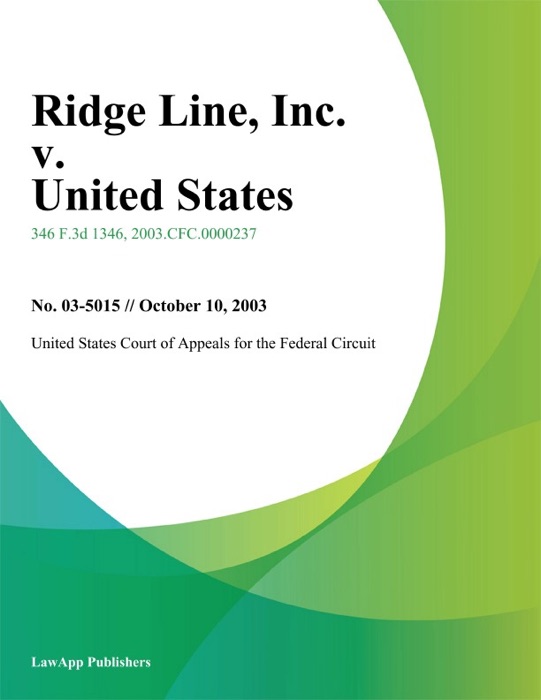 Ridge Line, Inc. v. United States