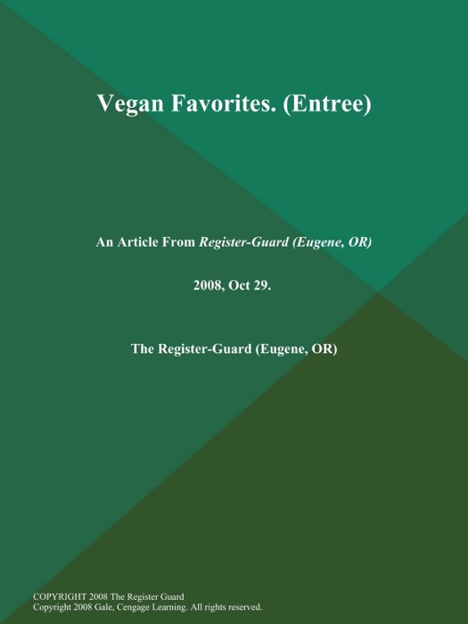 Vegan Favorites (Entree)