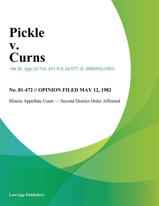 Pickle v. Curns