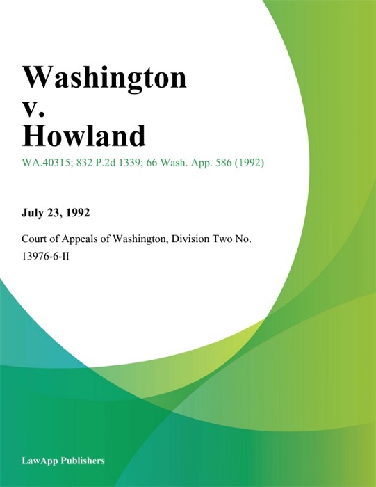 Washington V. Howland