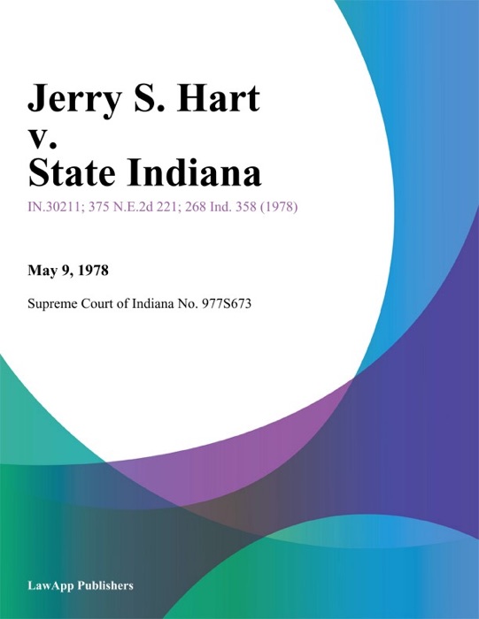 Jerry S. Hart v. State Indiana