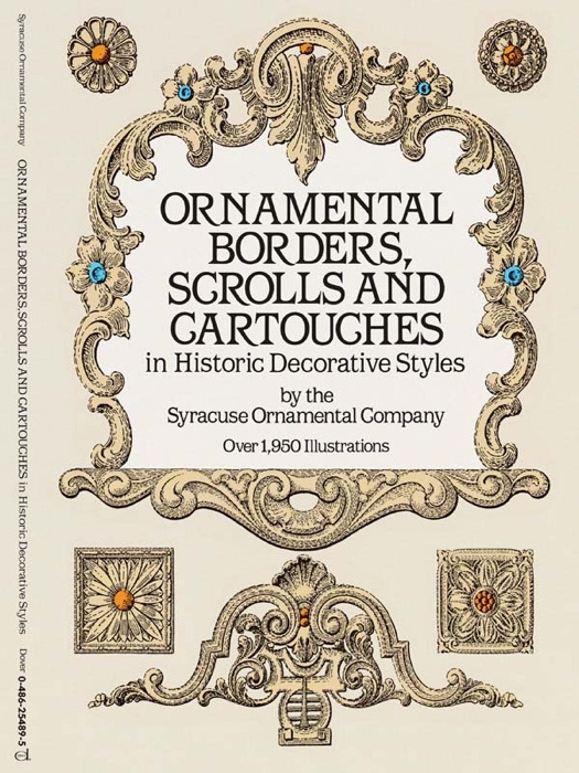 Ornamental Borders, Scrolls and Cartouches in Historic Decorative Styles