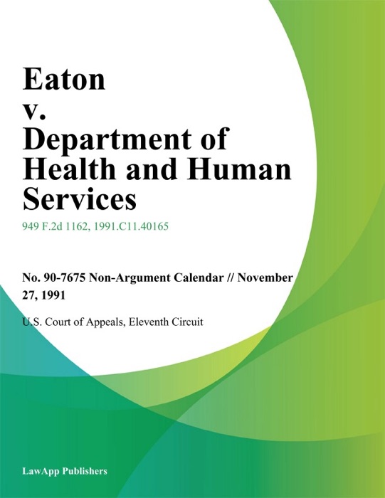 Eaton v. Department of Health and Human Services