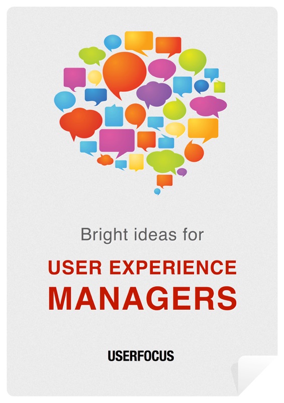 Bright Ideas for User Experience Managers
