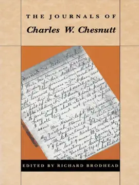 The Journals of Charles W. Chesnutt