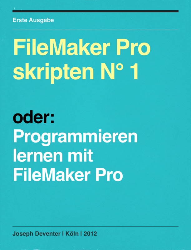 FileMaker Pro skripten N° 1