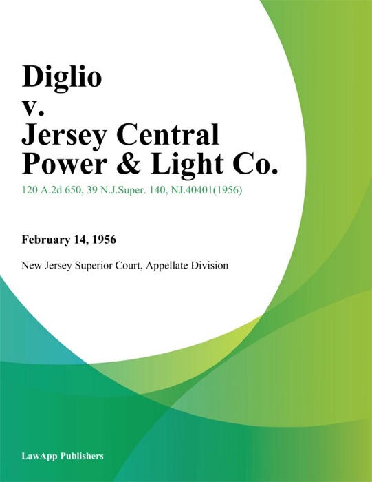 Diglio v. Jersey Central Power & Light Co.