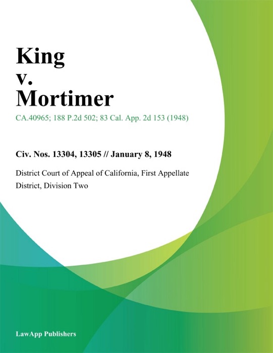 King V. Mortimer
