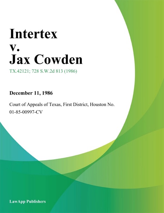 Intertex v. Jax Cowden