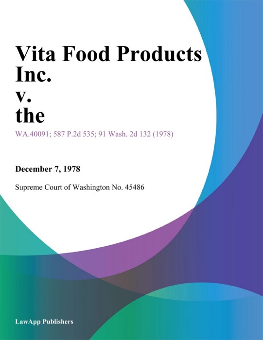 Vita Food Products Inc. v. the