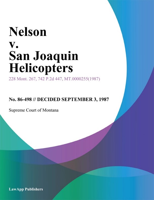 Nelson v. San Joaquin Helicopters
