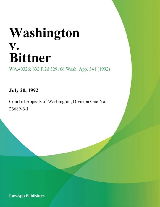 Washington V. Bittner