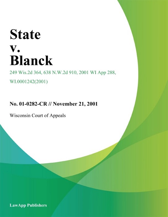 State v. Blanck