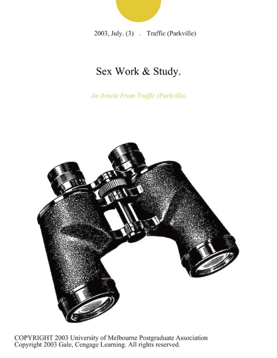 Sex Work & Study.