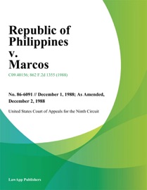 Republic Of Philippines V. Marcos - United States Court of Appeals for the Ninth Circuit