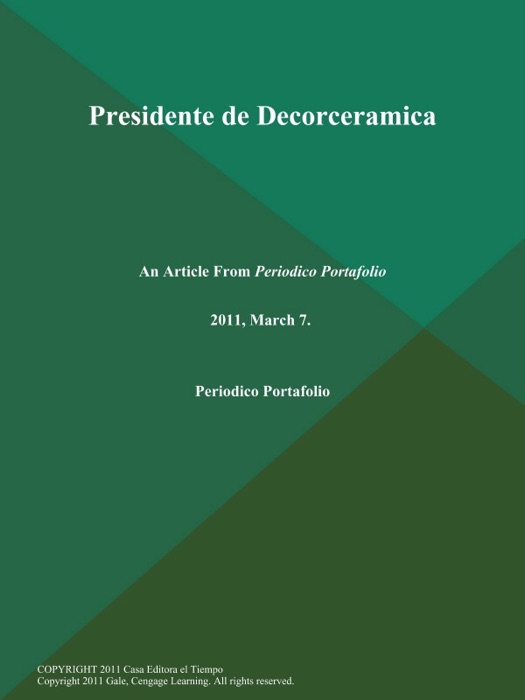 Presidente de Decorceramica