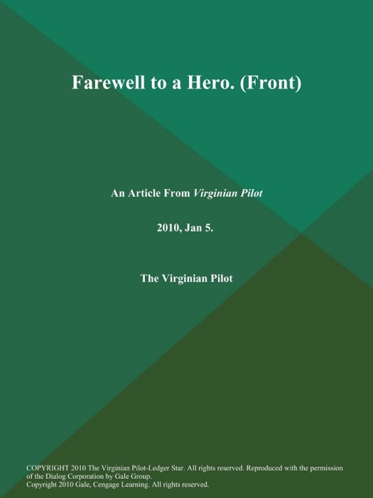 Farewell to a Hero (Front)