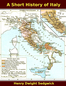 A Short History of Italy - Henry Dwight Sedgwick Cover Art