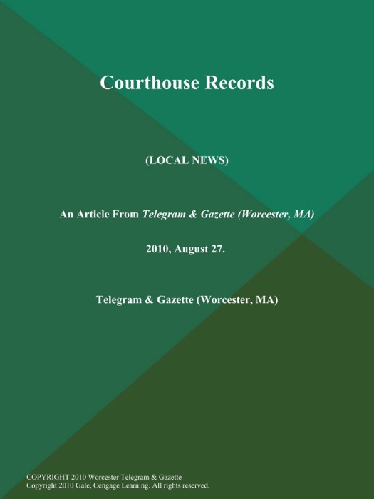 Courthouse Records (Local NEWS)