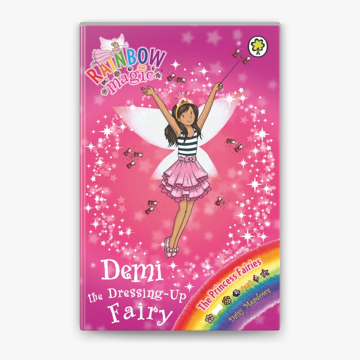 demi the dressing up fairy Rainbow Magic: Fairy Dress-Up Sticker Fun – BookXcess main image 0