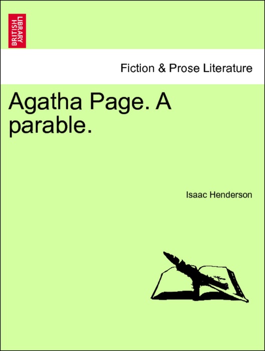Agatha Page. A parable. Vol. II.