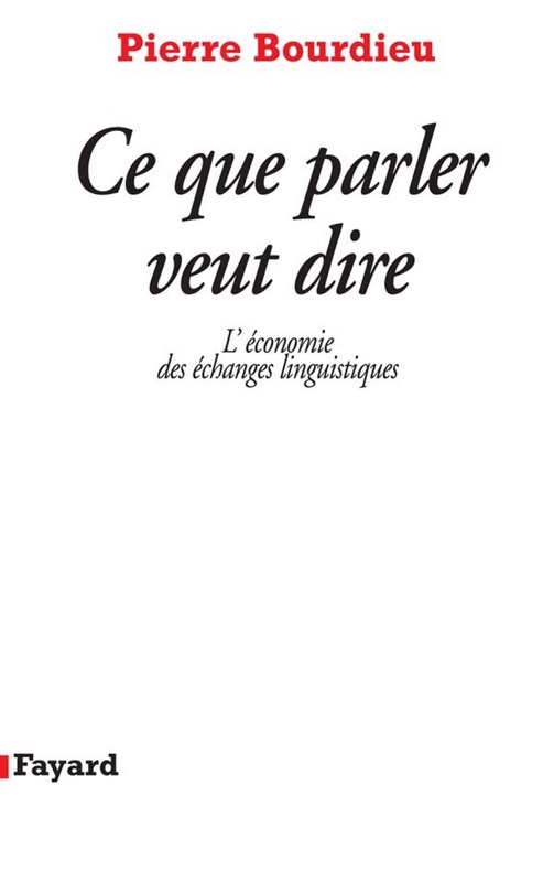 Ce que parler veut dire