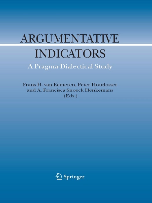 Argumentative Indicators in Discourse