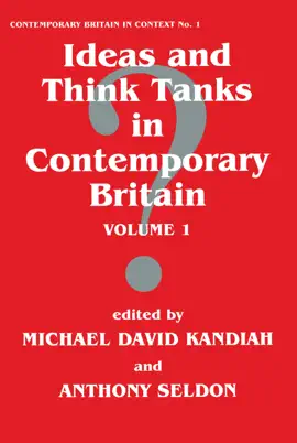 Read: Ideas Book and Think Tanks in Contemporary Britain