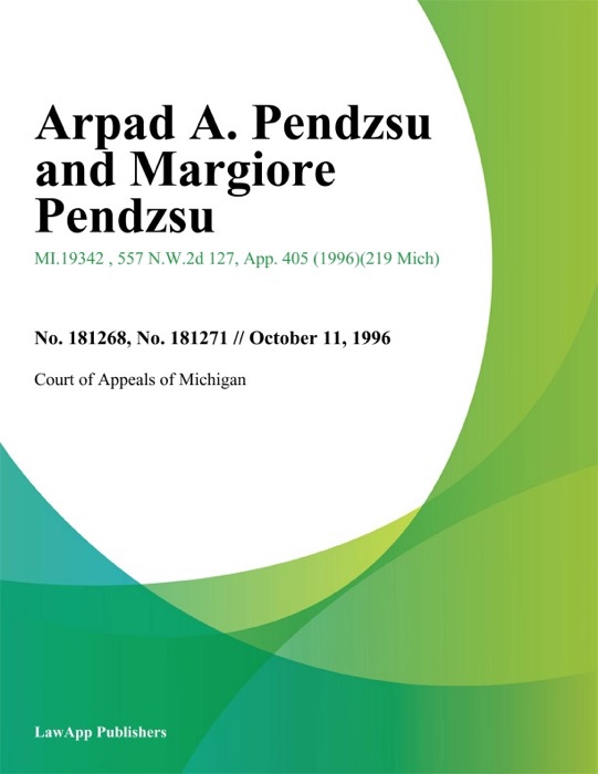 Arpad A. Pendzsu and Margiore Pendzsu