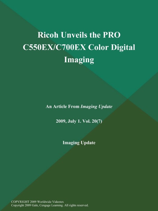 Ricoh Unveils the PRO C550EX/C700EX Color Digital Imaging