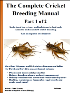The Complete Cricket Breeding Manual - Glenn Kvassay Cover Art