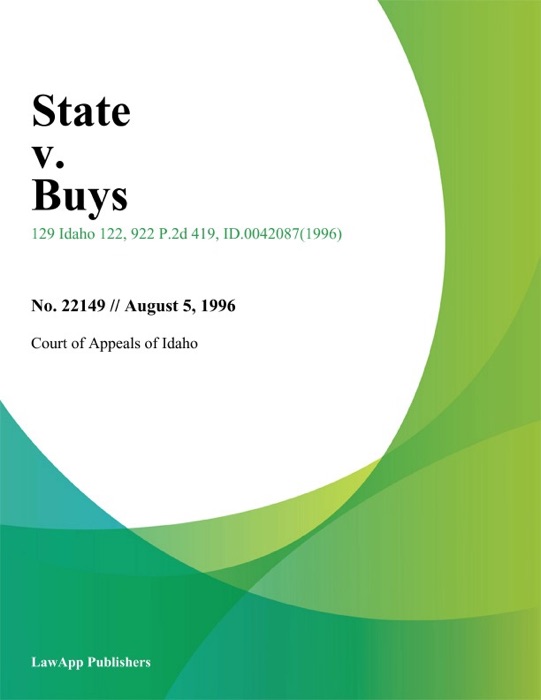 State v. Buys