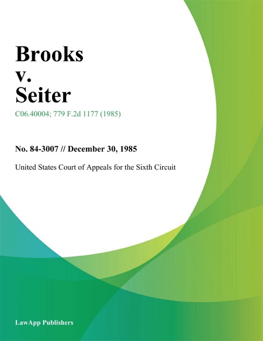 Brooks V. Seiter