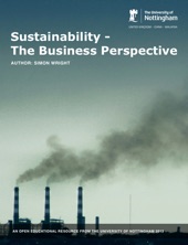 Book cover for Sustainability - The Business Perspective by Simon Wright, Tania Mendonca, Joshua Baker, Steven Stapleton, Andy Beggan & Sarah Speight
