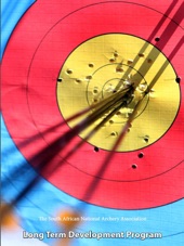 Book cover for The Long Term Development Program by SA National Archery Association