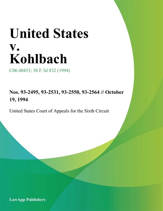 United States V. Kohlbach